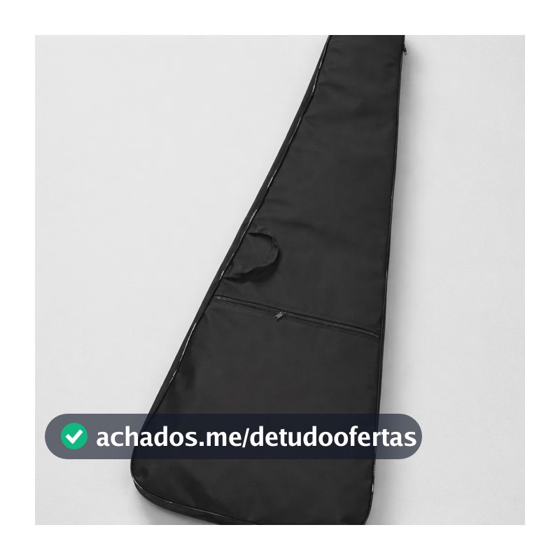 Capa Bag Para Contra Baixo Simples Preto