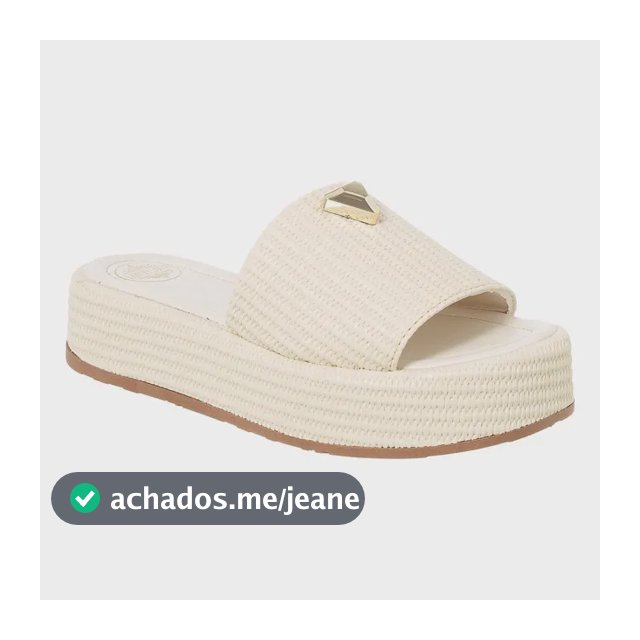 Sandália Feminina Tamanco Flat Plataforma Flatform Confortáv