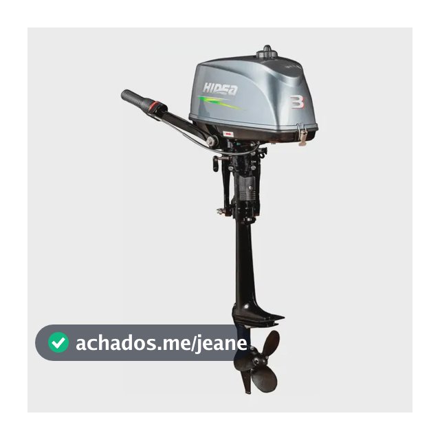 Motor De Popa 3hp A Gasolina 2 Tempos Hidea Hd3fhs Black