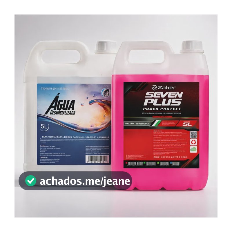 Água Desmineralizada 5l Aditivo Rosa Pronto Uso Zaker Vw Rosa-chiclete