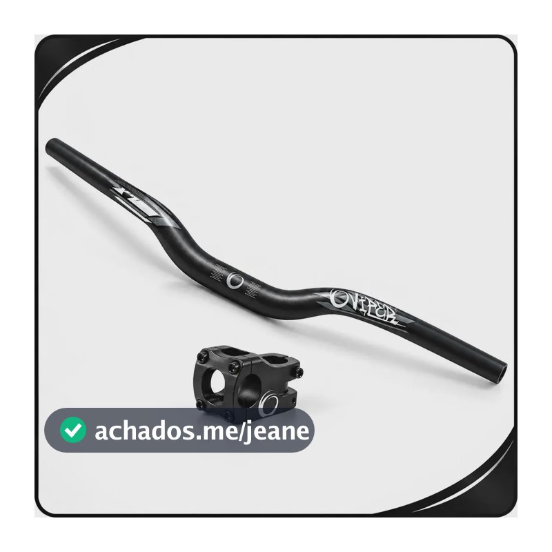 Kit Guidão Voador Com Mesa Mesinha Viper Attack X35 Bike Mtb Preto