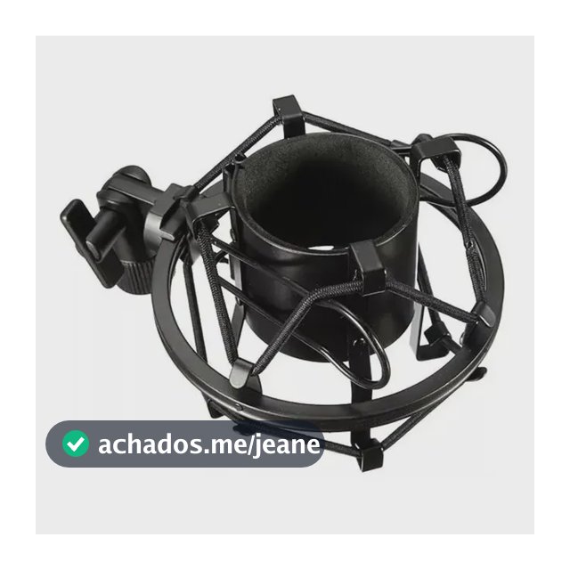 Suporte Aranha Shock Mount Para Microfone Condensador Preto