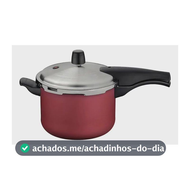 Panela De Pressão 4,5l Tramontina Vancouver Effect 20591-720 Cor Vermelho