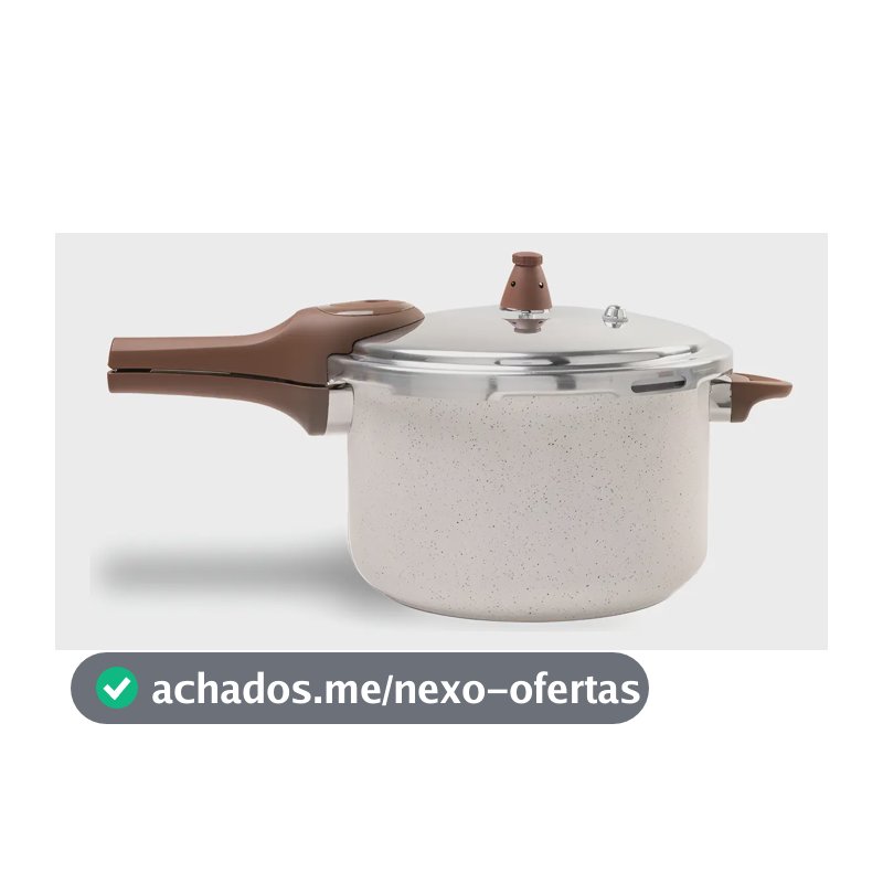 Panela Pressao Brinox Ceramic Pressure Indução 6,8l Vanilla