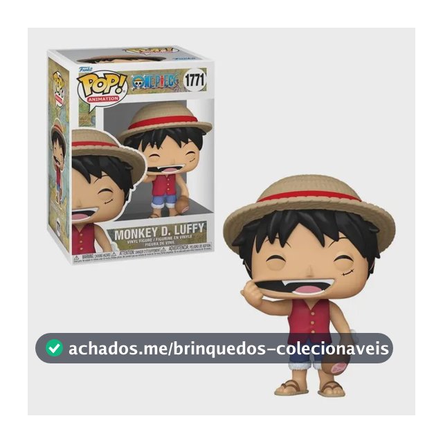Boneco Funko Pop! One Piece - Luffy Com Carne