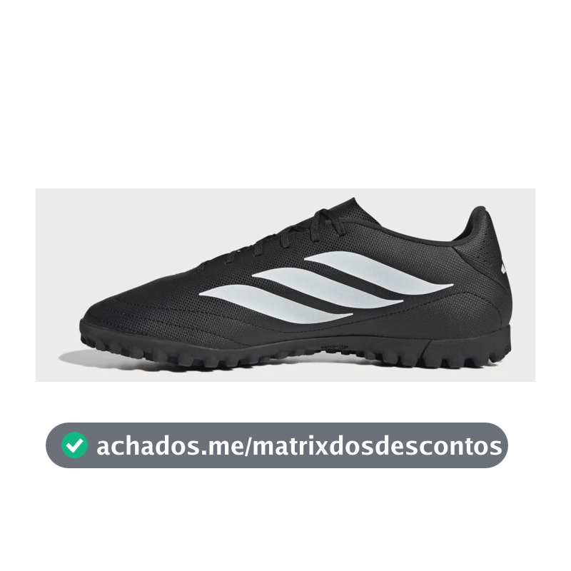 Chuteira Society Masculina Predator Essentials 26.5 adidas Preto 41 Br