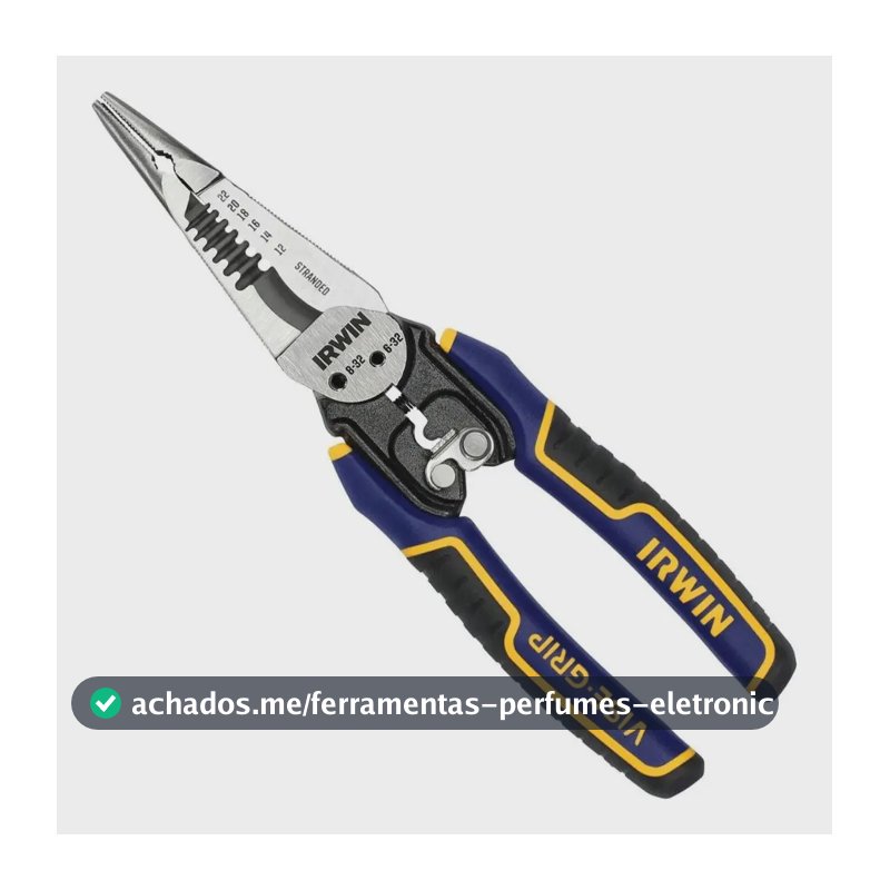 Iwht84002 Alicate Desencapador De Fios 7 Em 1 Irwin