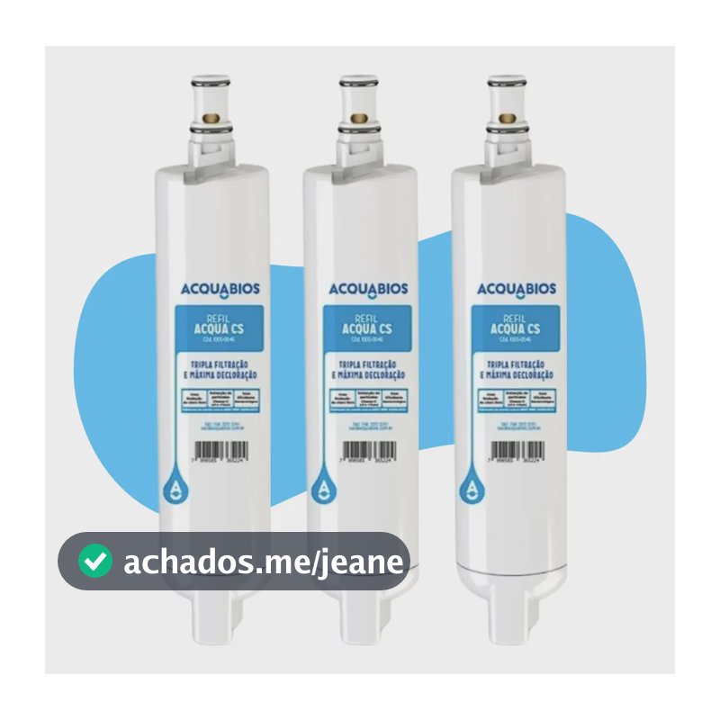 3 Refil Consul Facilite Cix06axona Compatível Cpc30/31 Cpb34 Branco