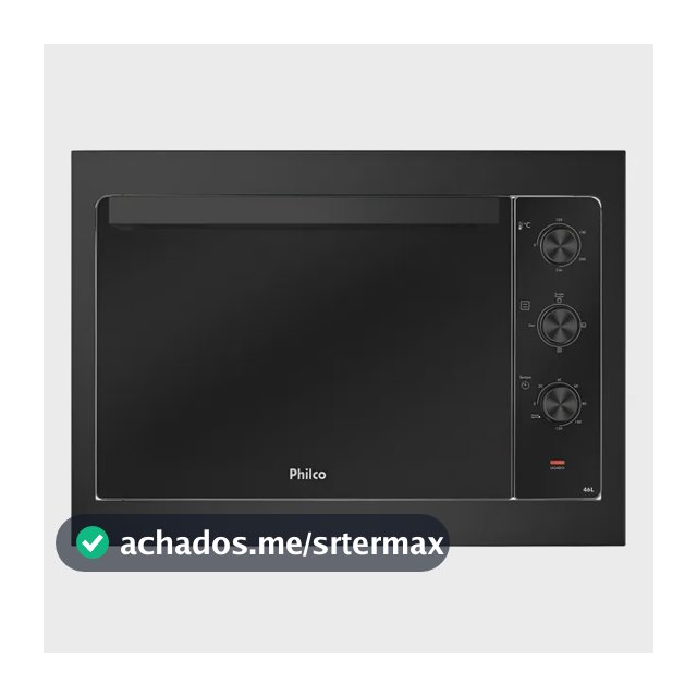 Forno De Embutir Elétrico 46 Litros Philco 127v Preto