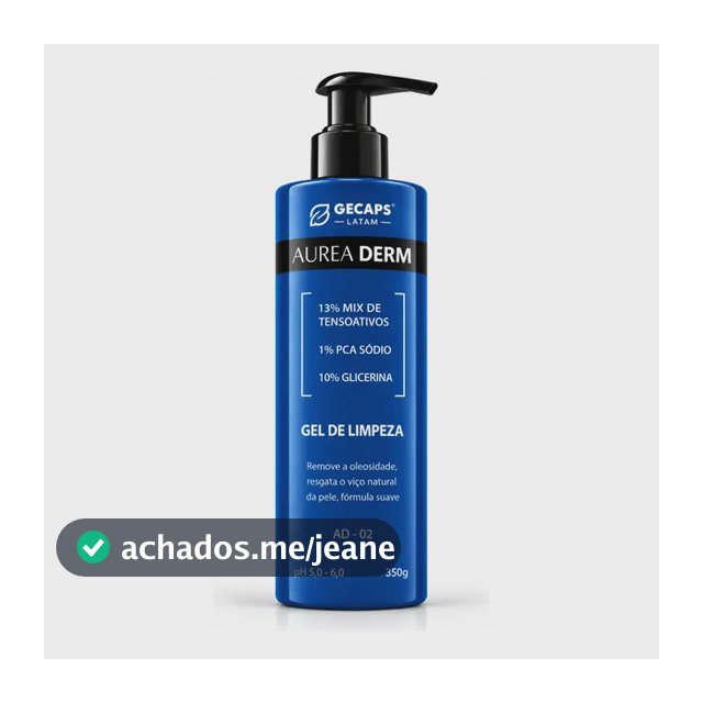Kit 3 Gel De Limpeza Facial Aurea Derm Gecaps Latam 350g
