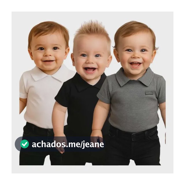 Body Curto Bebê Gola Polo 100% Algodão Premium Varias Cores