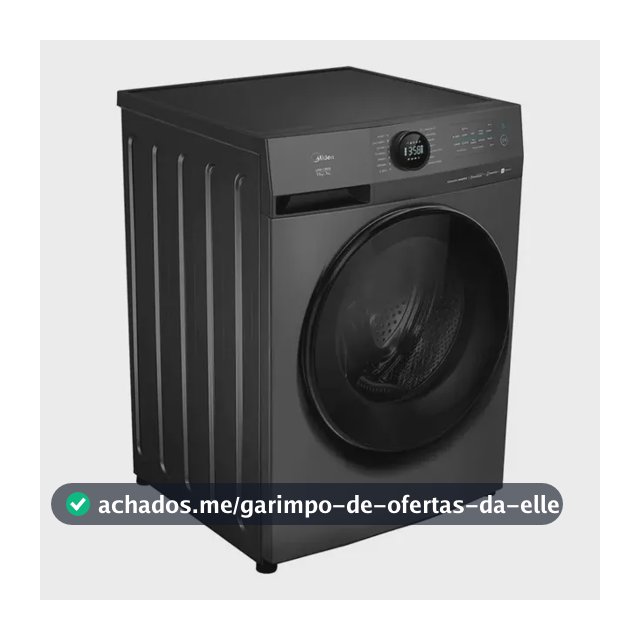 Lava E Seca 11kg Titanium Slim Conectada Midea
