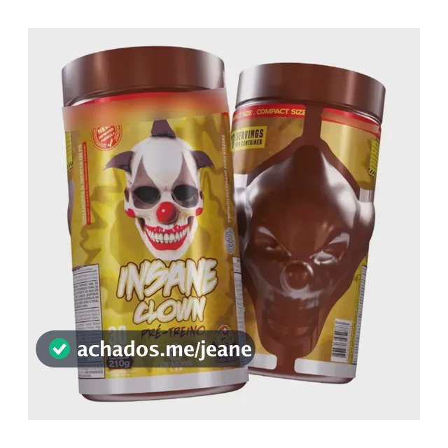 Pré Treino Insane Clown Demons Lab 210g S Sabores S Swiss Chocolate