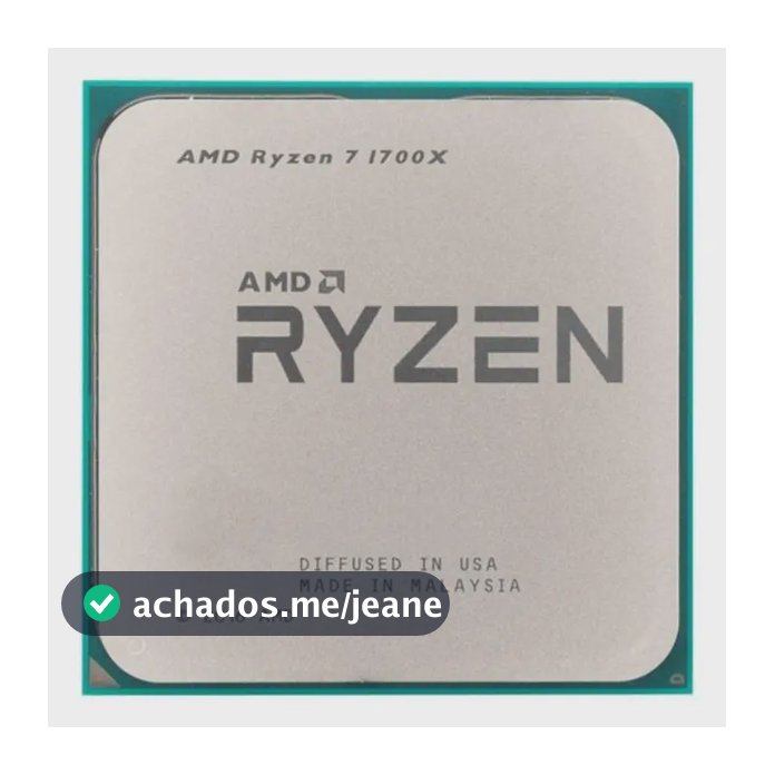 Processador gamer AMD Ryzen 7 1700X YD170XBCAEWOF de 8 núcleos e 3.8GHz de frequência