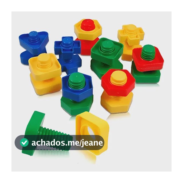 Brinquedo Educativo Encaixe Parafuso Rosca Infantil. Variados