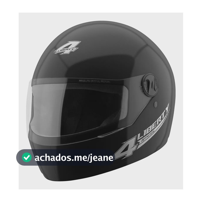 Capacete Moto Pro Tork Liberty Four 58 Preto