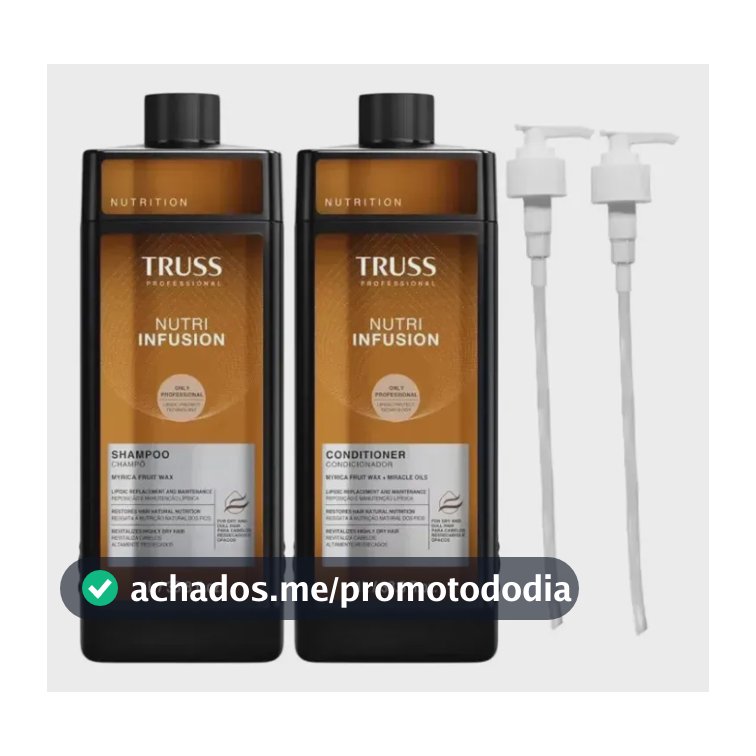 Kit Truss Nutri Infusion Shampoo 1000ml + Condicionador 1000ml
