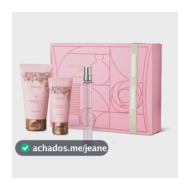 Kit Presente Floratta Rose (3 Itens) Boticário