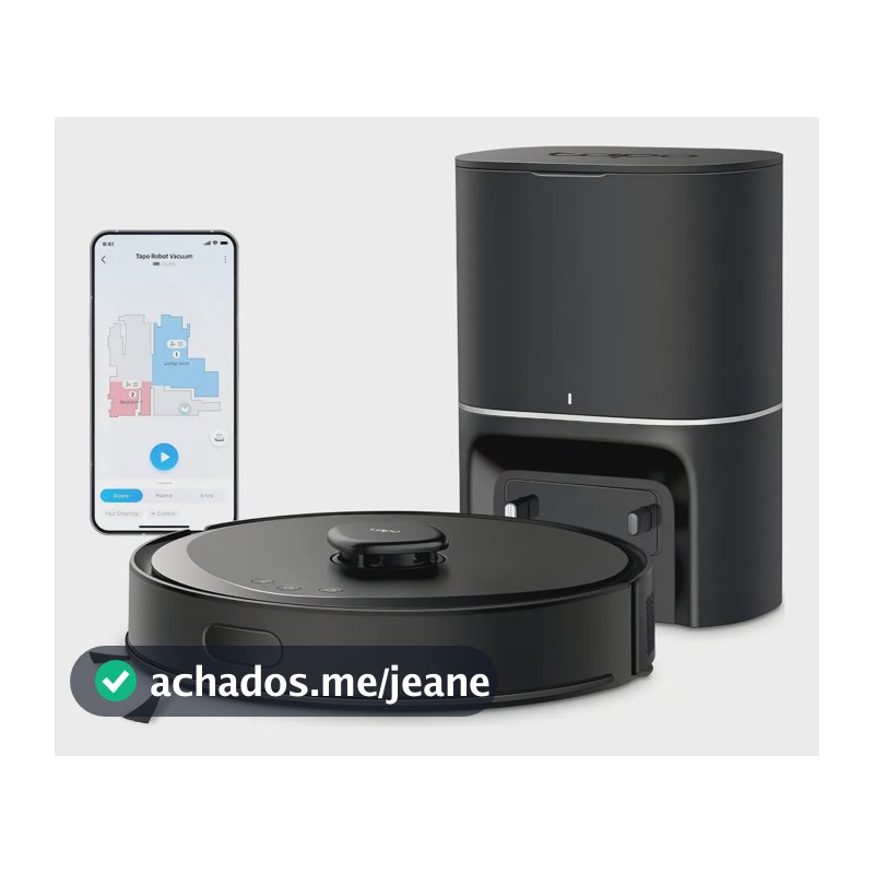 Robô Aspirador De Pó E Mop Tp-link Tapo Rv30 Max Plus