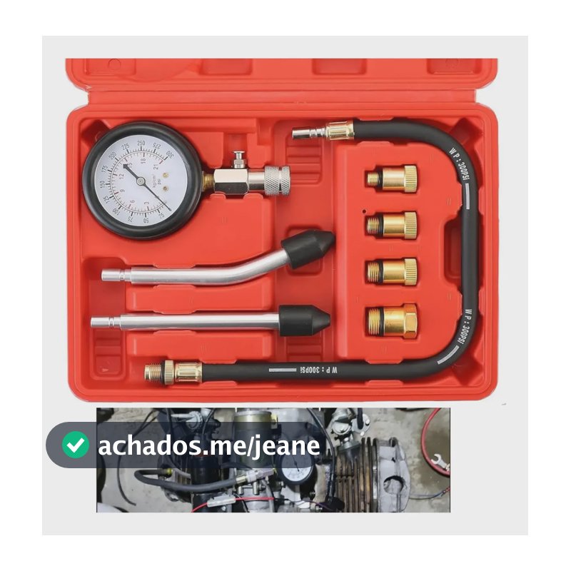 Medidor De Compressão Motor Aparelho Cilindro Gás