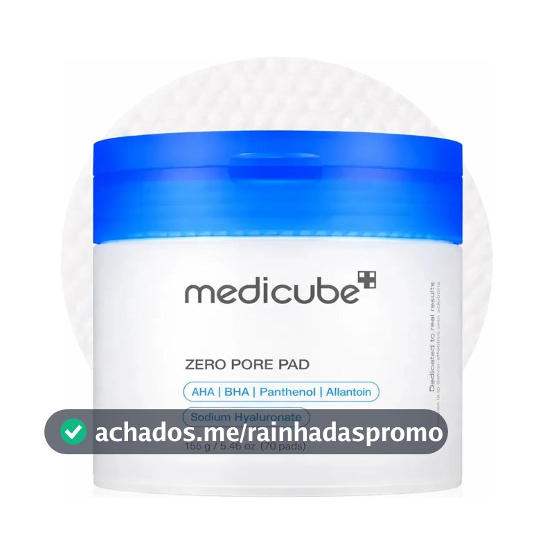Medicube Zero Pore Pad 2.0 - 70 Almofadas Tônicas Faciais Momento de Aplicação Dia/Noite Tipo De Pele Todo Tipo De Pele