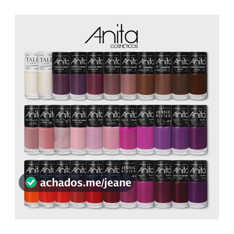 Kit 30 Esmalte Para Unhas Anita ( Atacado)escolha As Cores