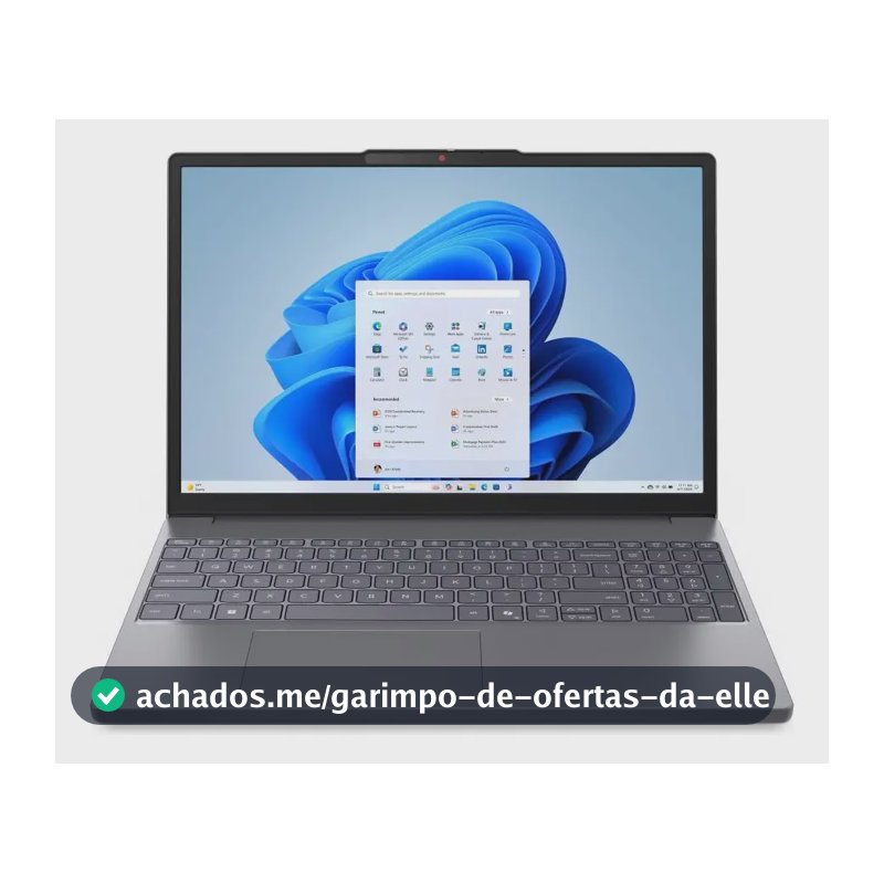 Notebook Lenovo Ideapad Slim 3 Intel Core 3 8gb 256gb W11 Luna Grey