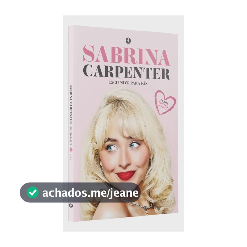 Sabrina Carpenter: exclusivo para fãs - Excelsior Editora - Capa Mole