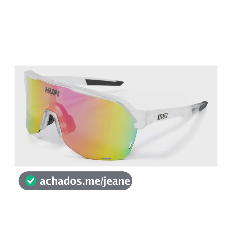 Óculos Esportivo HUPI Huez Corrida Ciclismo UV400 Rosa