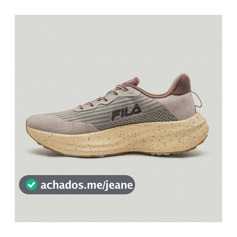 Tenis Fila Masculino Racer Speedzone Tr Oliva/marrom /creme Liso 41 Br