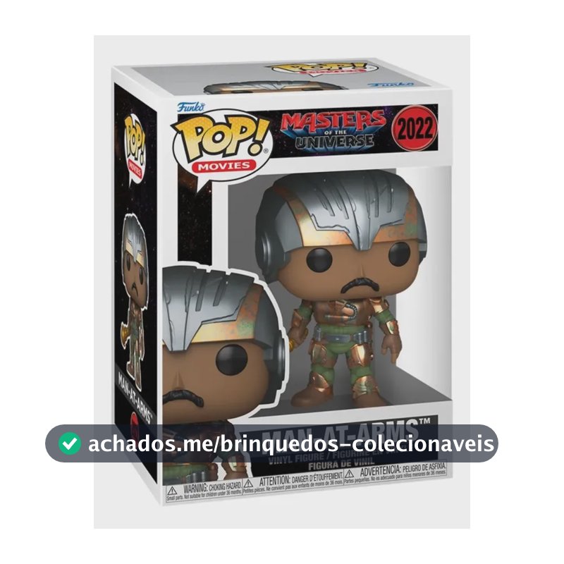 Boneco Funko Pop! Mestres do Universo Live Action - Mentor
