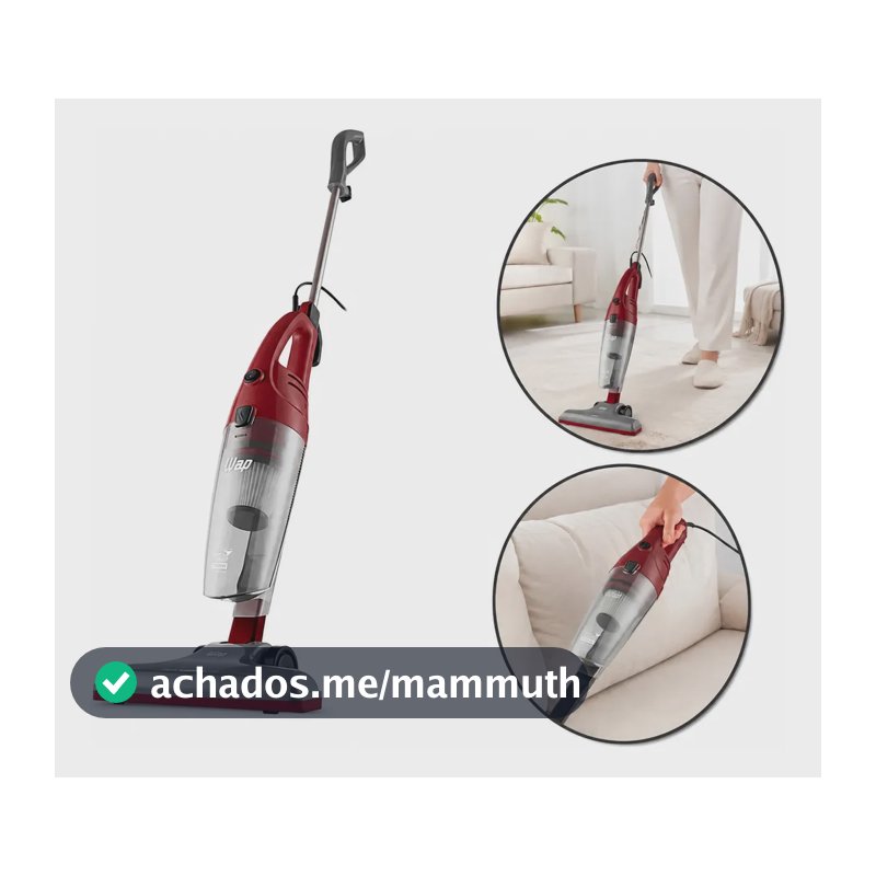 Aspirador de Pó Vertical e Portátil WAP High Speed Plus 1350W 3 em 1