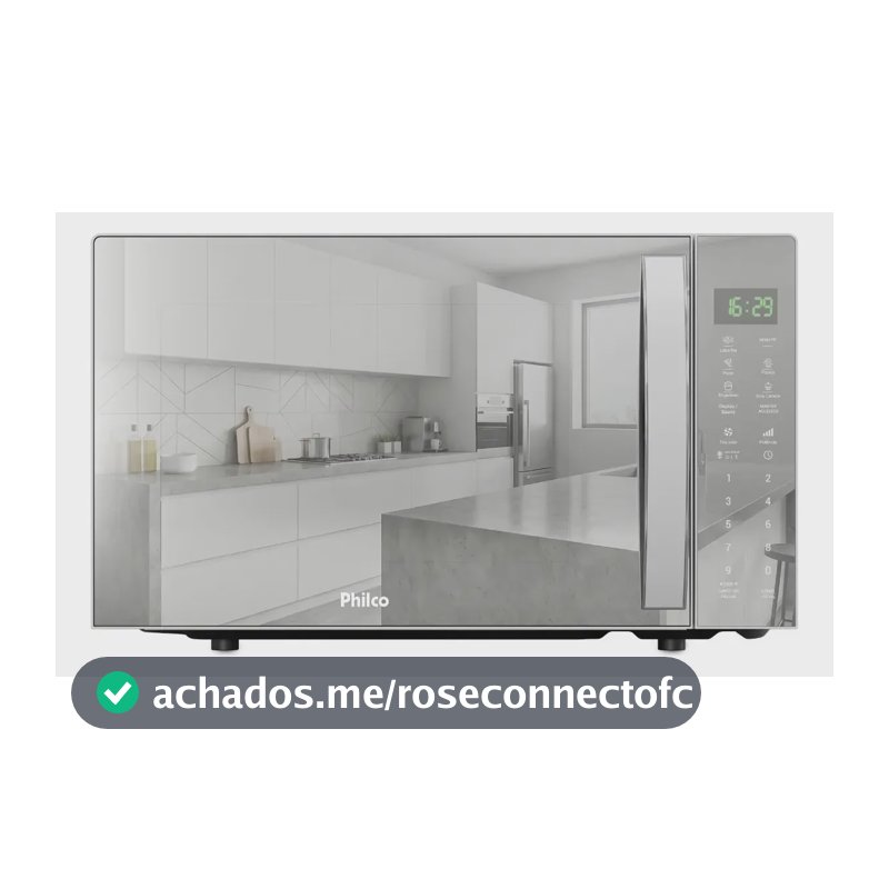 Micro-ondas Philco 28L 1100W Limpa Fácil Tira Odor PMO31E