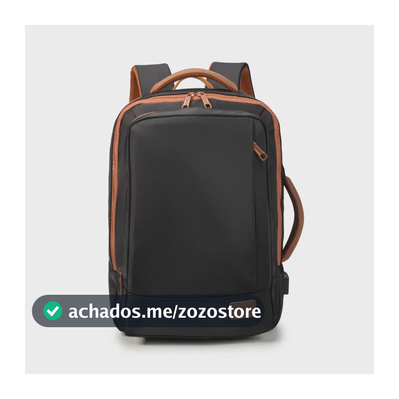Mochila para Notebook Impermeável e Reforçada com Entrada USB – 25 a 40L, Masculina e Feminina
