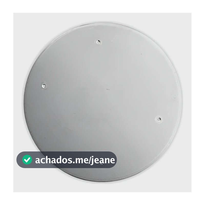 Disco De Ferro Para Desempenadeira Elétrica Mde Para Reboco Cor Cinza