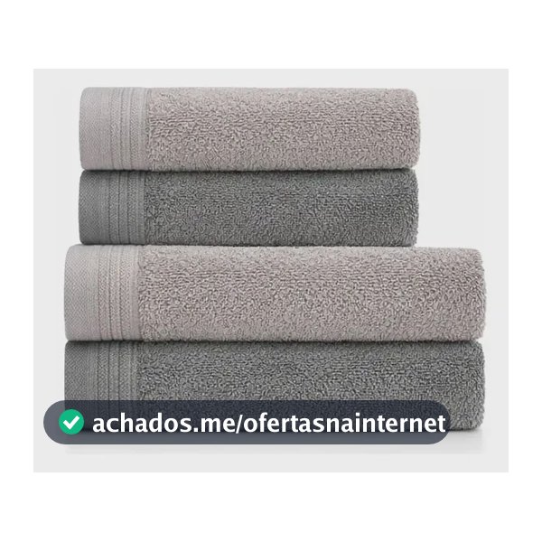 Jogo De Toalha Banhão Gigante 4 Peças 100 Algodão Softmax Imperial Karsten