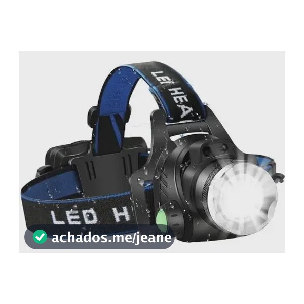 Lanterna De Cabeça T6 Led Cree Profissional Tatica Zoom + Nf