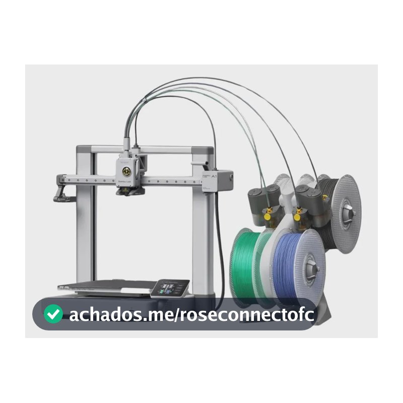 Impressora 3D Bambu Lab A1 Combo cor prateada com tecnologia de impressão FDM