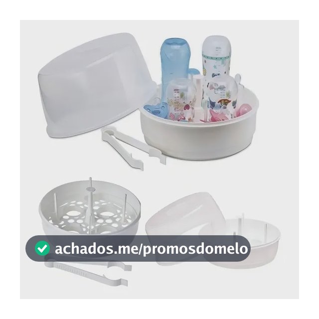 Esterilizador De Mamadeira Micro-ondas A Vapor Bebê Neopan 1
