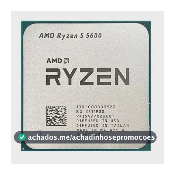 Processador AMD Ryzen 5 5600 Oem Sem Cooler