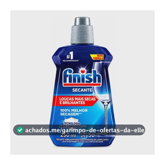 Finish Secante para Lava Louças e Abrilhantador 250ml