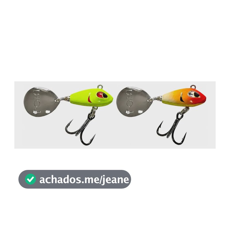 Kit 2 Iscas Artificial Girino Ferrinho Lori 16g Cor Lima Sun Verde-limão