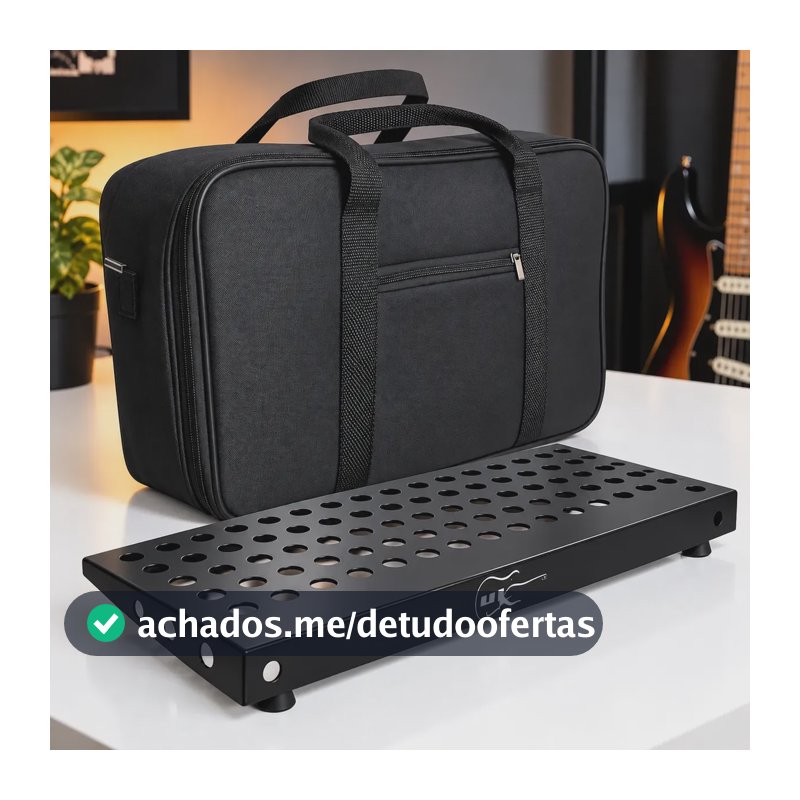 Pedalboard 45x30 Kw Parts Com Bag De Transporte Reforçada Preto