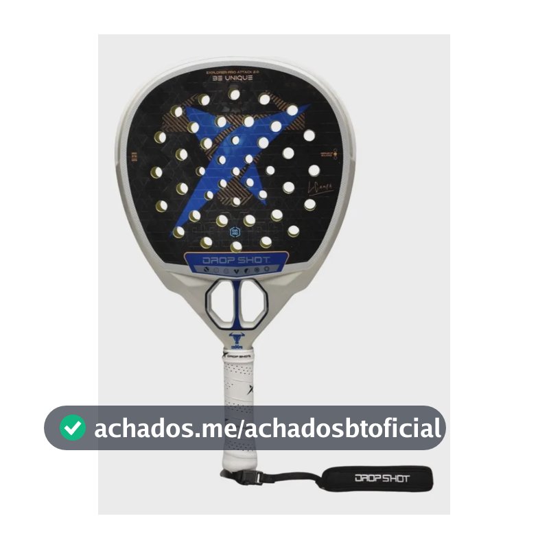 Raquete De Padel Drop Shot Explorer Pro Attack 2.0 Preto/azul