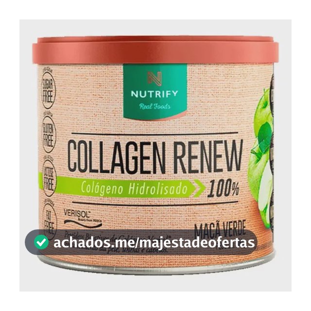 Collagen Renew Sabor Maçã Verde - Nutrify 300g