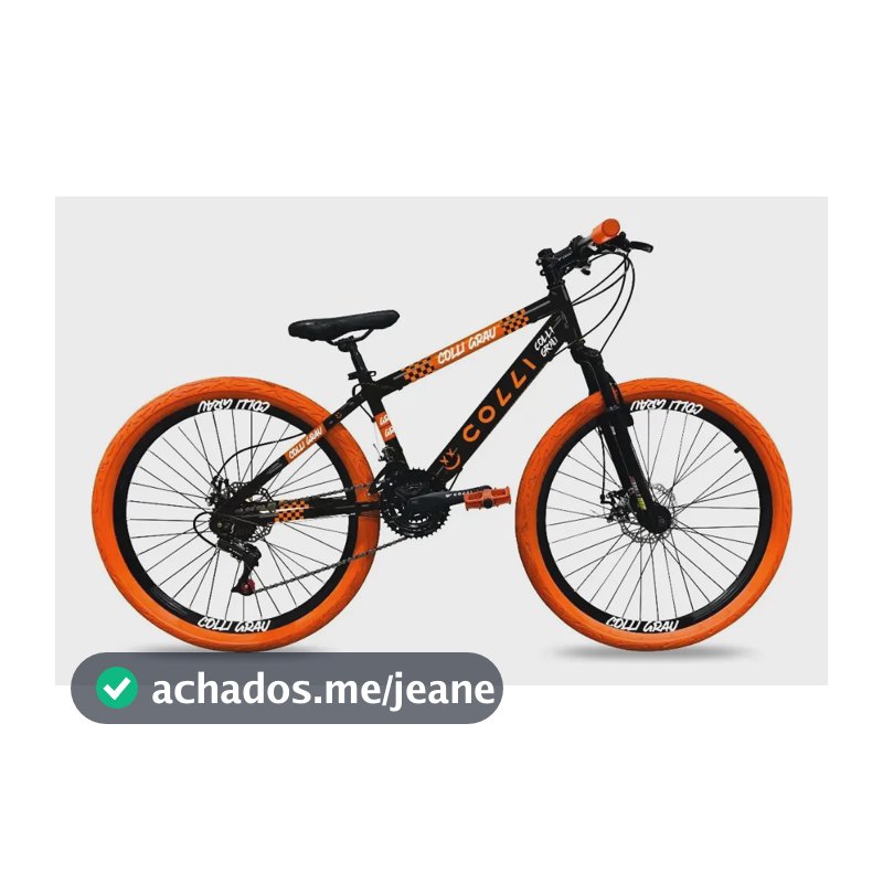 Bicicleta Grau Aro 26 Freios A Disco 21 Velocidades Colli Cor Preto Tamanho do quadro 13.5