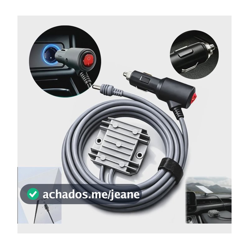 Fonte Veicular 12v/24v Compatível Com Starlink Mini 105w 4m