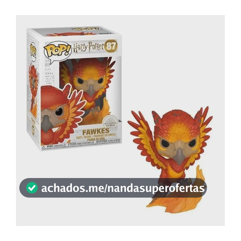 Funko Pop, Fawkes, Harry Potter, Modelo 87