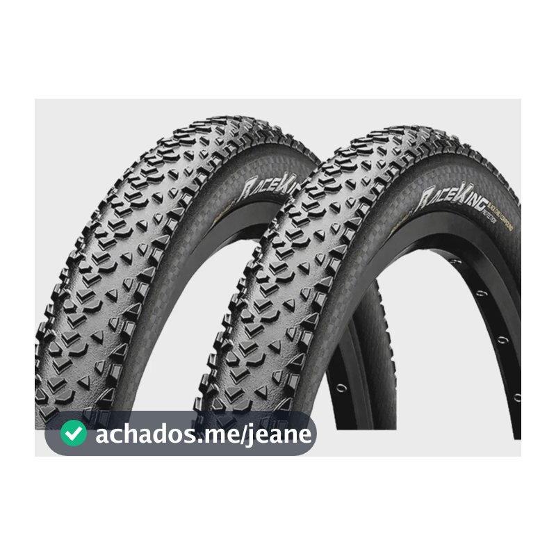 Par Pneu Race King Continental Performance 29x2.20 Cor Preto