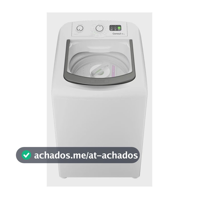 Máquina De Lavar Consul 9kg Branca Com Dosagem - C Branco